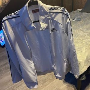 White Kappa track top